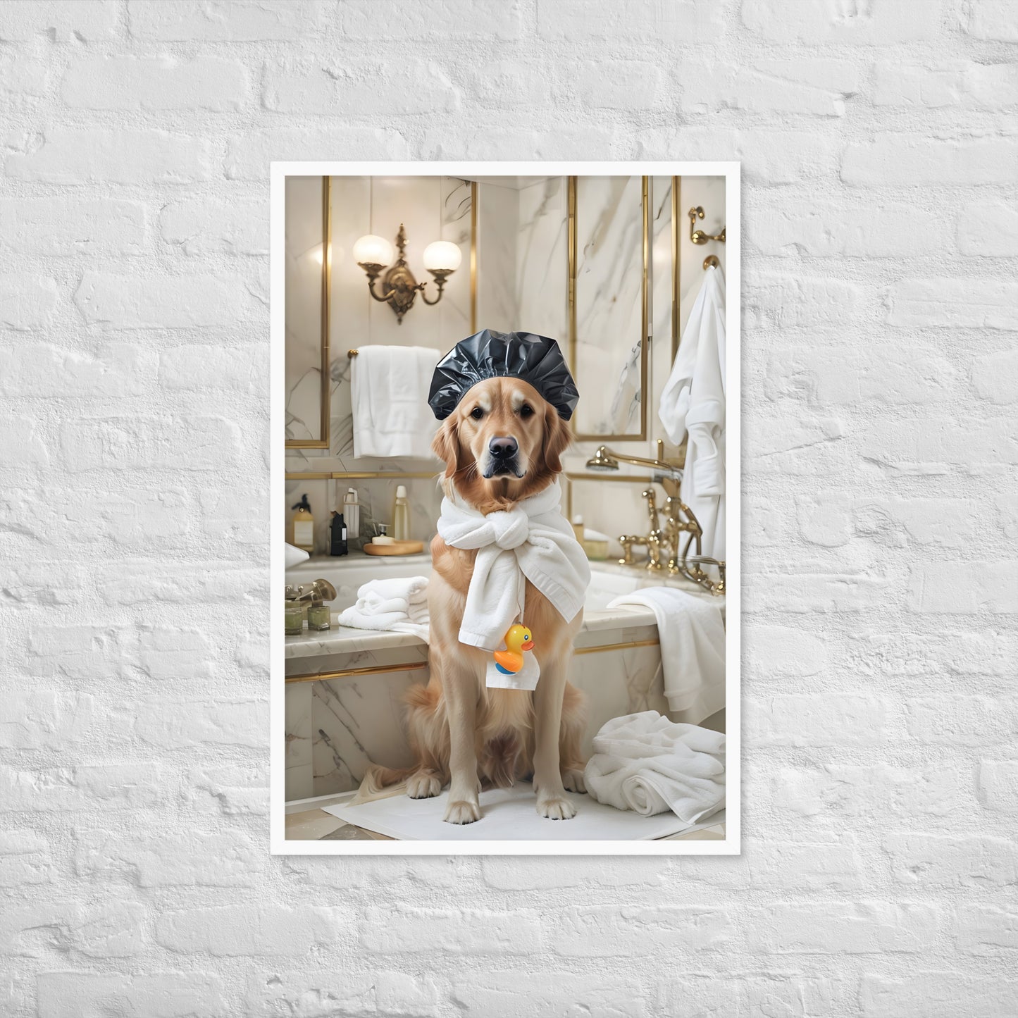 A unique and thoughtful housewarming gift for anyone who loves their Golden Retriever.