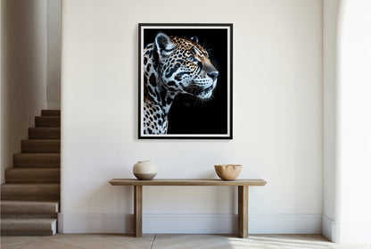 Stunning Jaguar: Digital Animal Artwork – High-Quality Print
