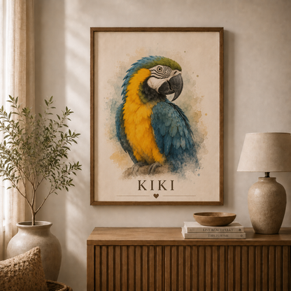 Custom Pet Portrait | Personalized Framed Wall Art