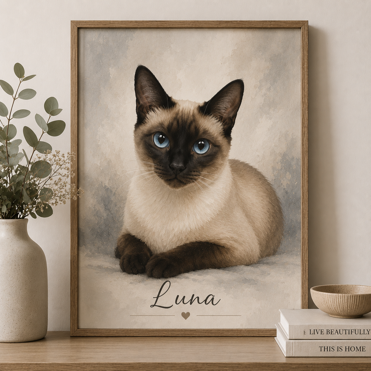 Custom Pet Portrait | Personalized Framed Wall Art