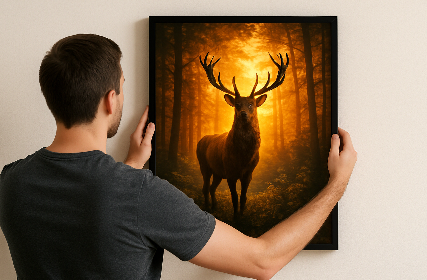 change the animal to a stag