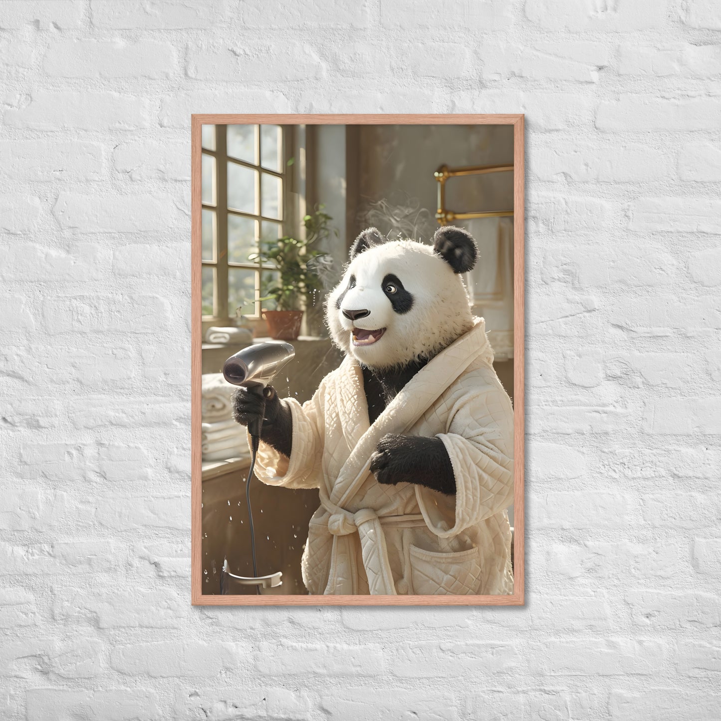 A great housewarming gift idea for Panda enthusiasts, animal lovers, or anyone who enjoys whimsical art.