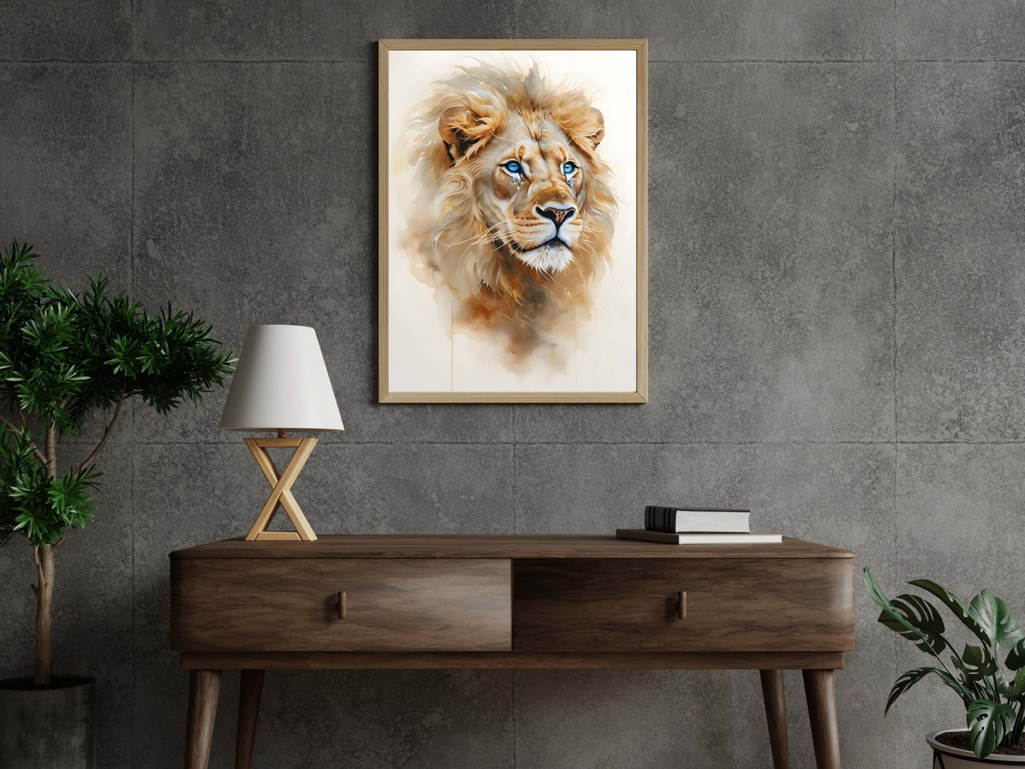 A stunning and unique gift idea for lion lovers and wildlife enthusiasts.