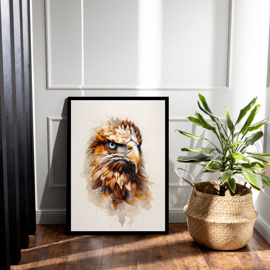 A bold, powerful statement piece perfect for home office, study, or executive decor.