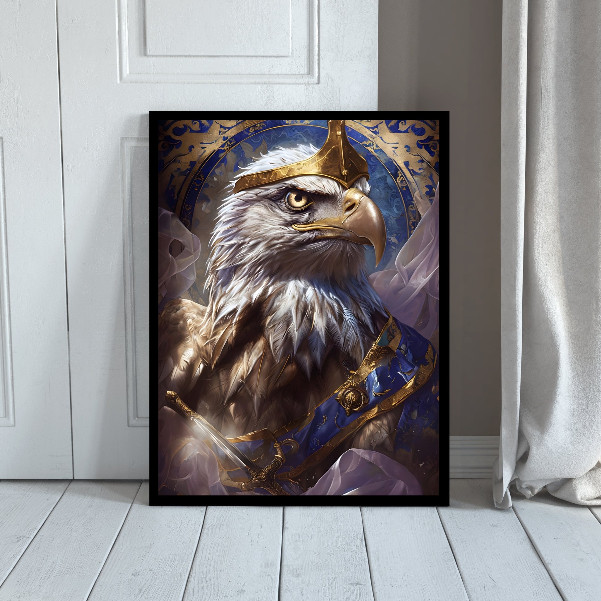 A stunning piece of royalcore fantasy art, perfect for a gallery wall or a statement centerpiece.