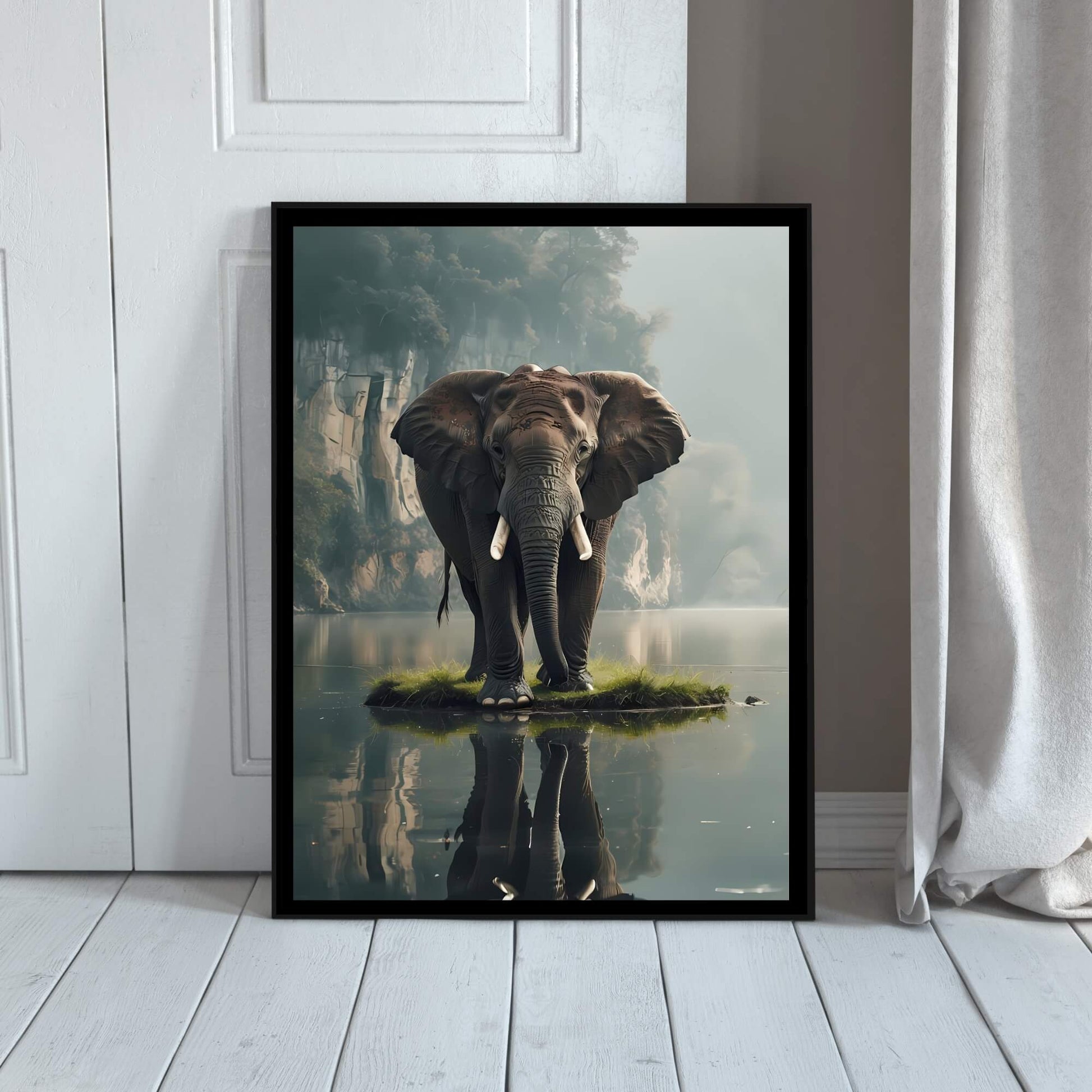 A stunning piece that blends the natural theme with a rustic and modern decor style.