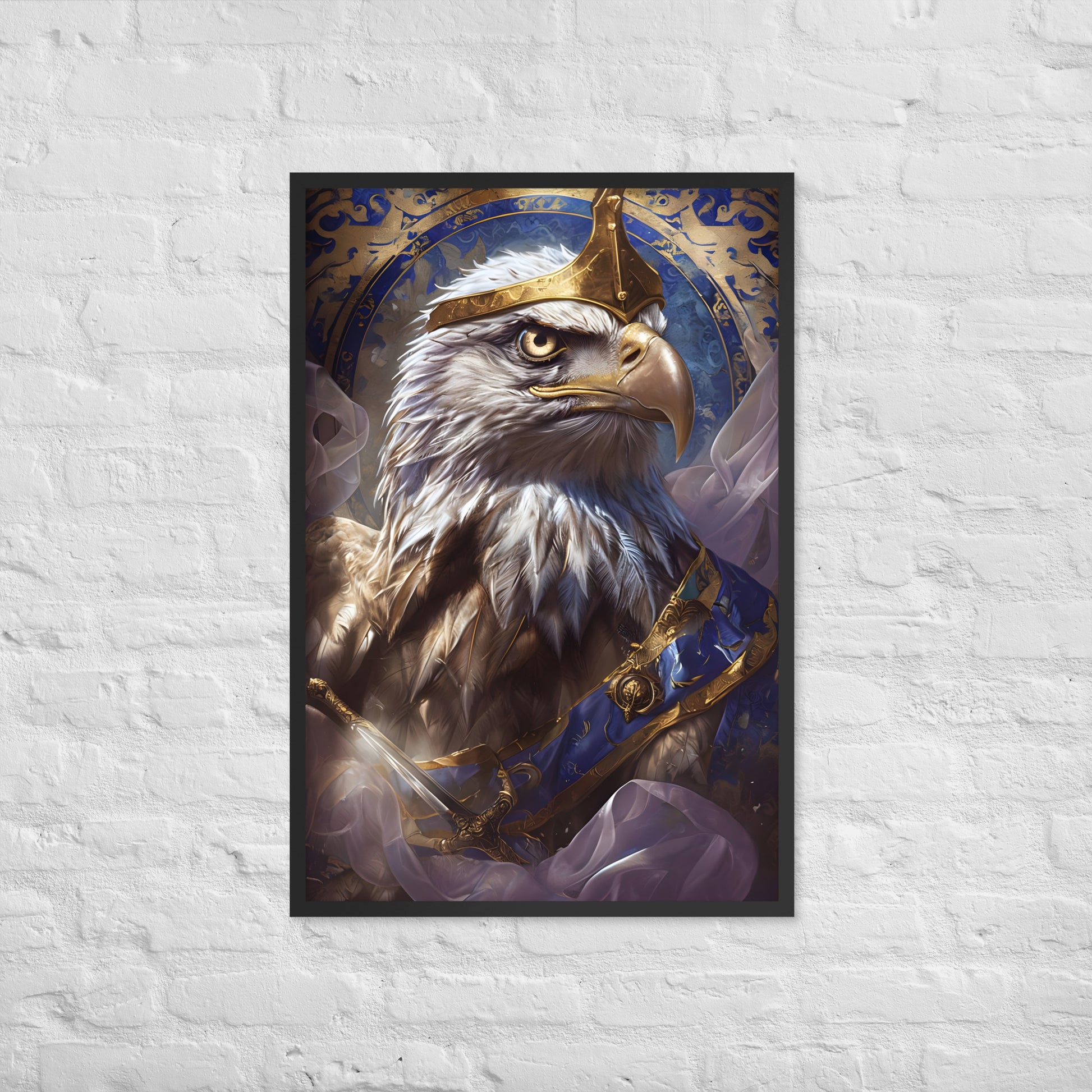 A unique and powerful gift for military members, history enthusiasts, or fantasy art fans.