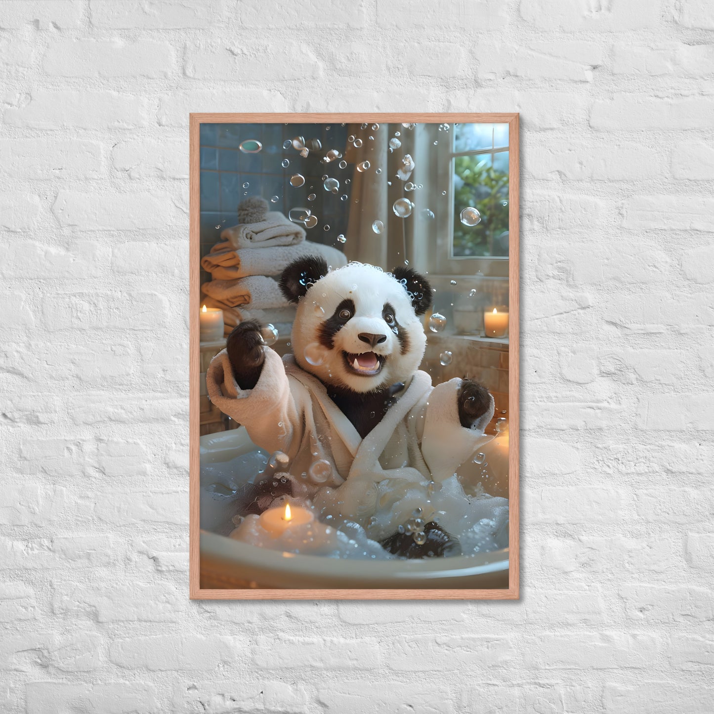 A great gift idea for any Panda enthusiast or anyone who appreciates a touch of unique humor in their decor.
