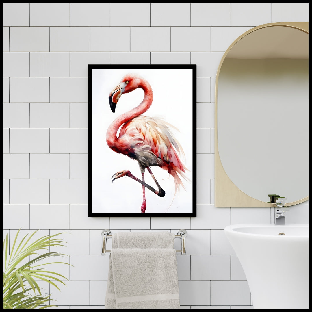 A high-quality fine art print and a unique gift idea for bird lovers or art collectors.