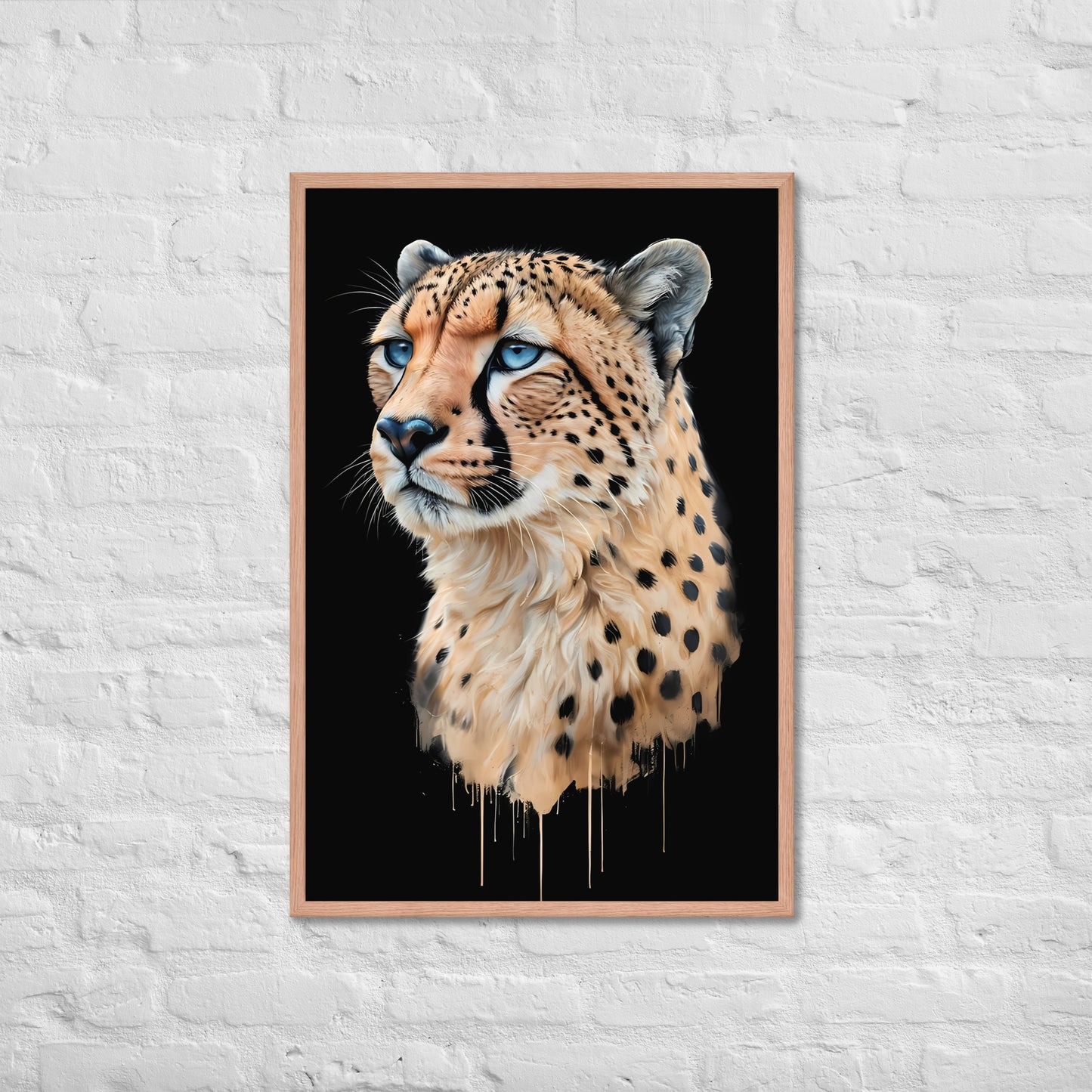 A unique and sophisticated gift for big cat lovers or anyone who appreciates art with wild elegance.